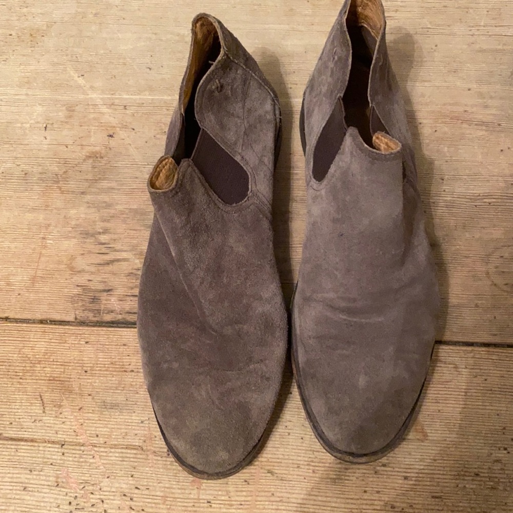 Trask Aubrey booties smoke grey